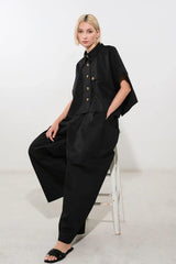 IT'S PERFECT TIMING WOVEN TOP - Flying Tomato - Flyclothing LLC