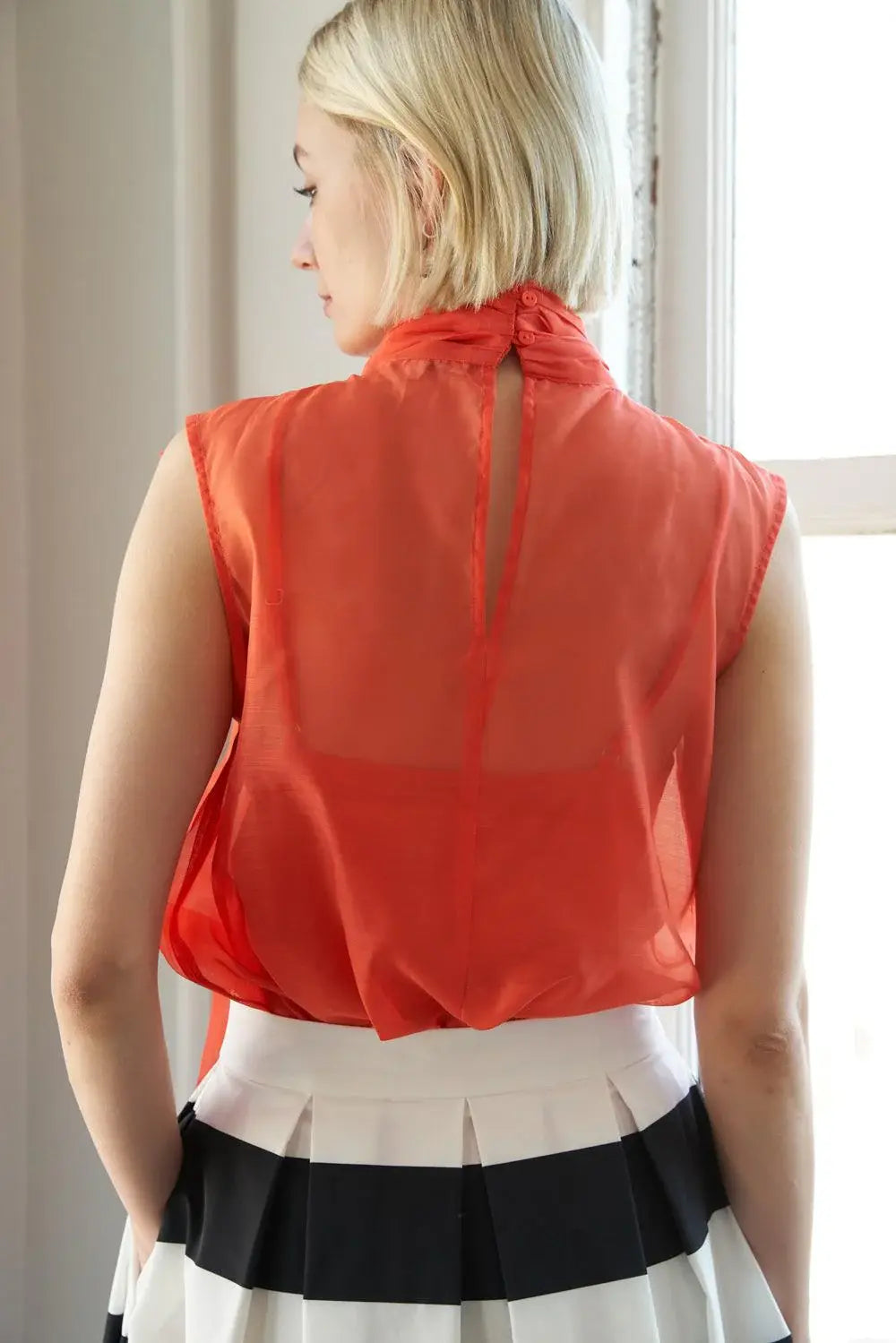 SHINE FOR US ORGANZA TOP - Flying Tomato - Flyclothing LLC