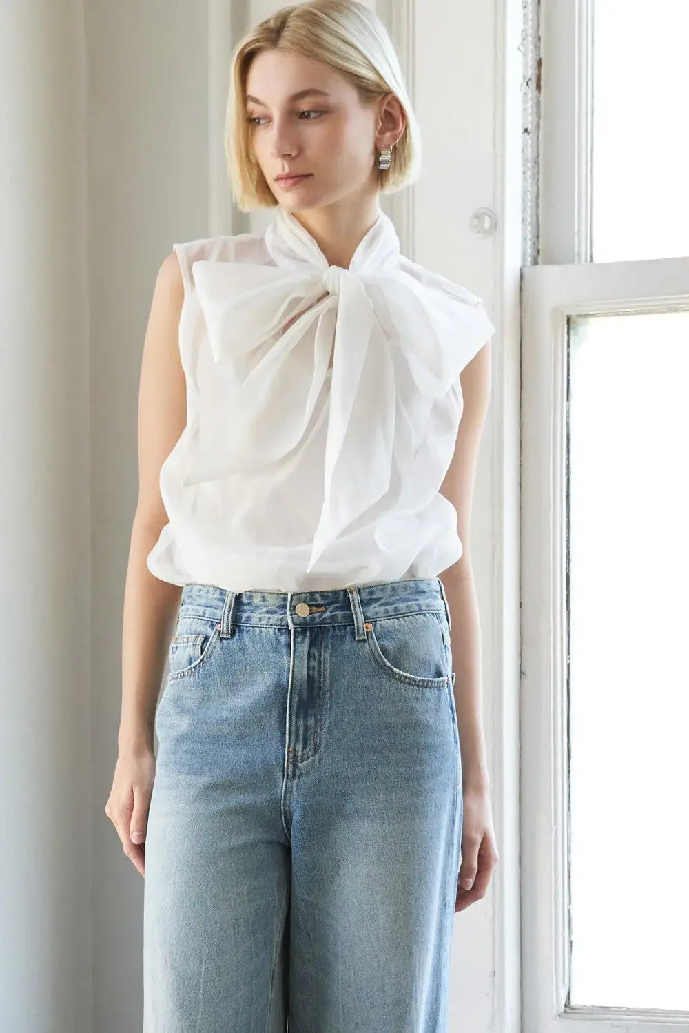 SHINE FOR US ORGANZA TOP - Flying Tomato - Flyclothing LLC