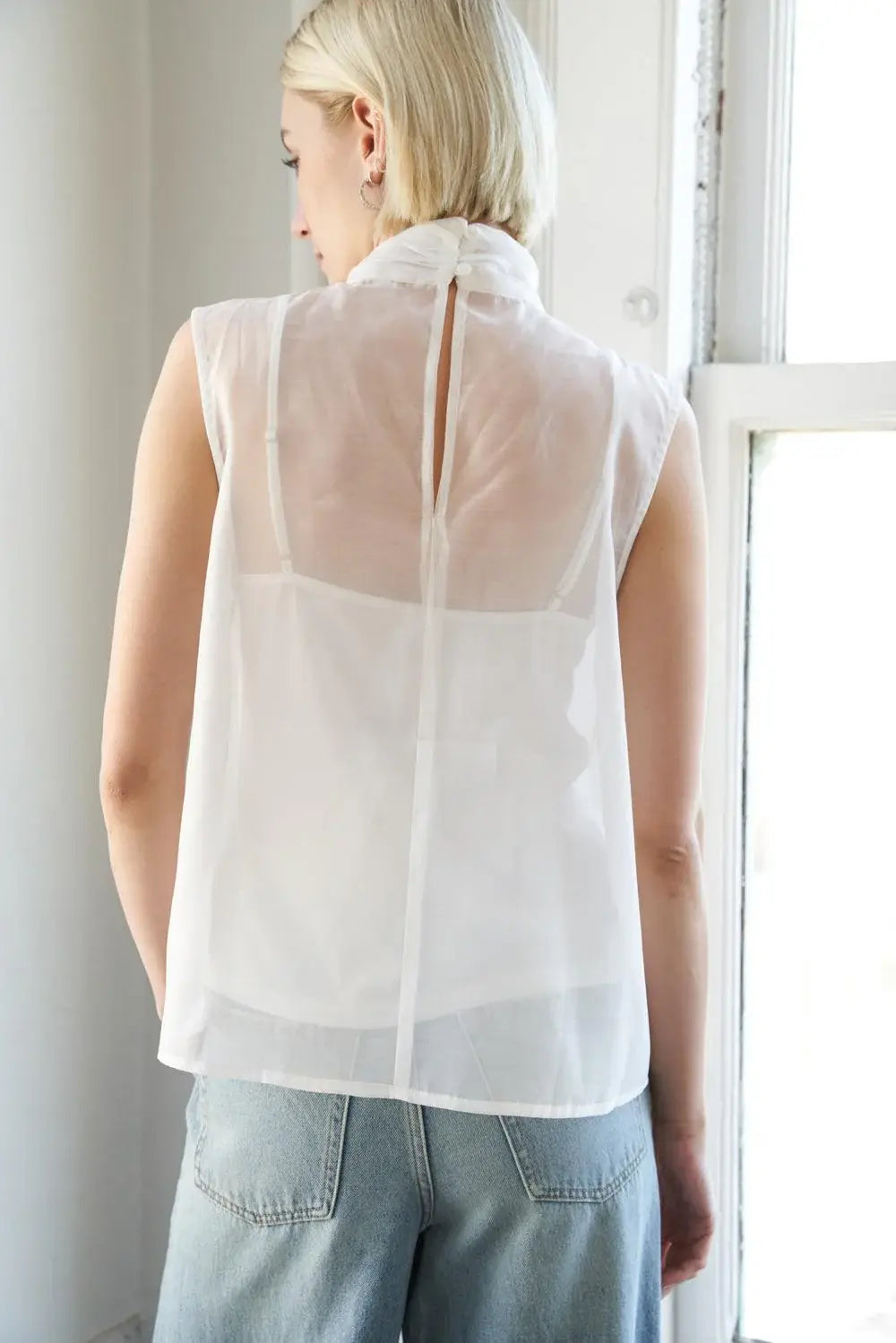 SHINE FOR US ORGANZA TOP - Flying Tomato - Flyclothing LLC