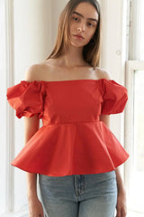 STUNNING GLORY WOVEN TOP - Flying Tomato - Flyclothing LLC