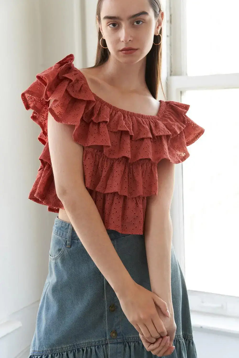 LOVELY EXISTENCE OFF SHOULDER TOP - Flying Tomato - Flyclothing LLC
