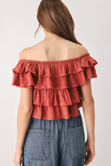 LOVELY EXISTENCE OFF SHOULDER TOP - Flying Tomato - Flyclothing LLC