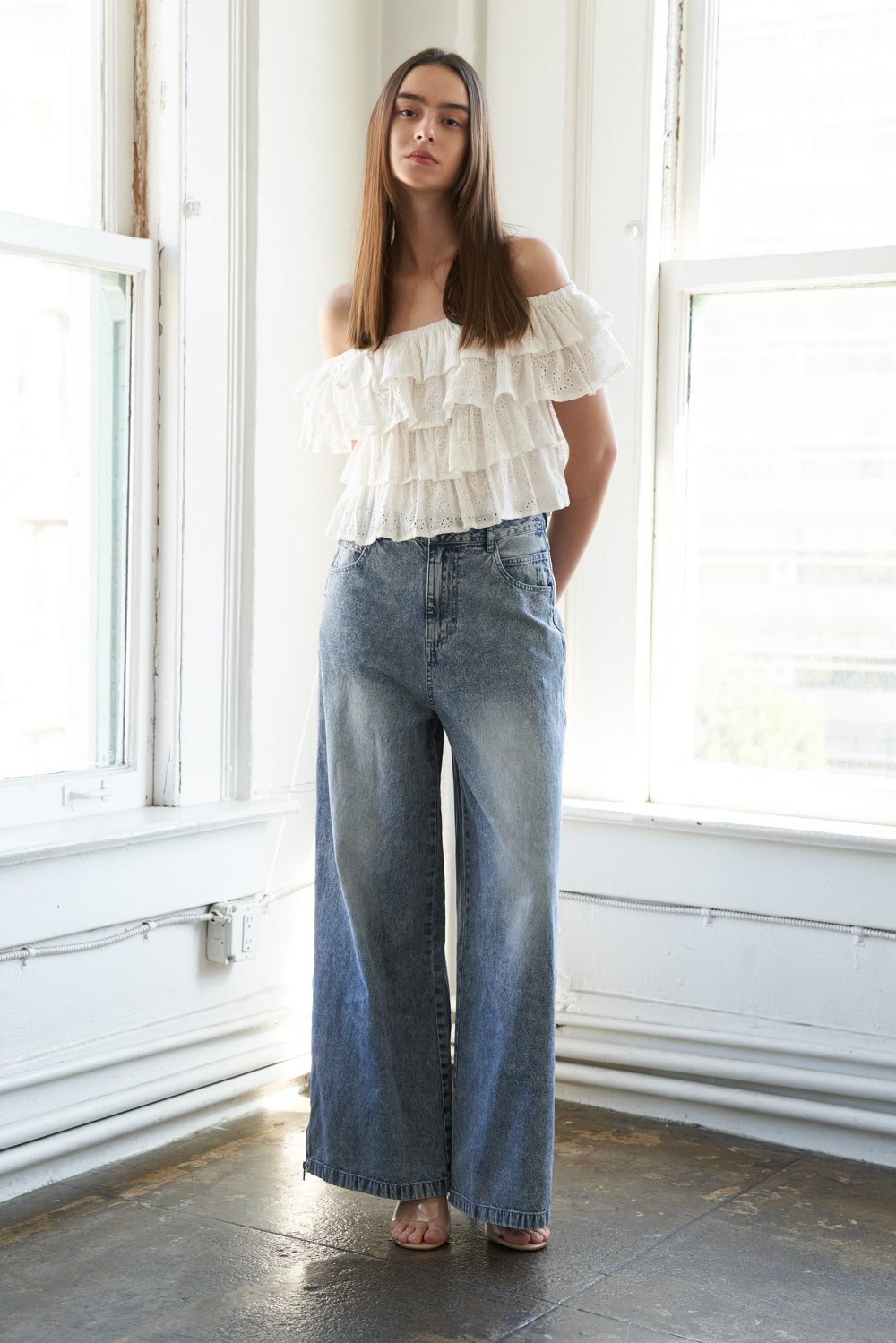 LOVELY EXISTENCE OFF SHOULDER TOP - Flying Tomato - Flyclothing LLC