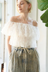 LOVE GALORE EMBELLISHED TOP - Flying Tomato - Flyclothing LLC