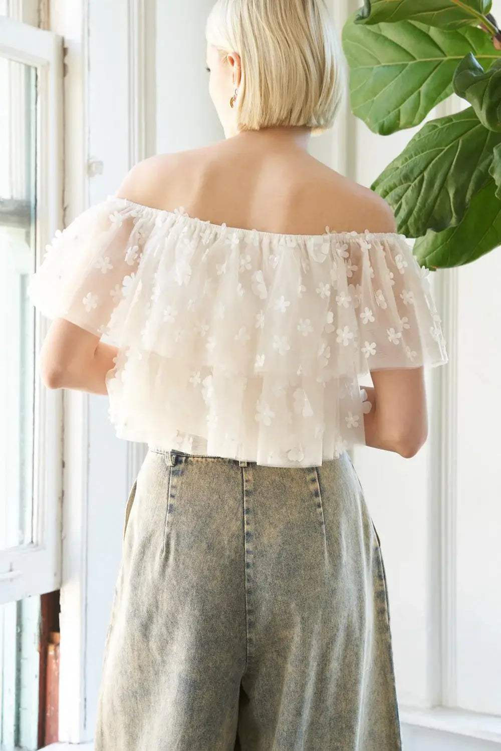 LOVE GALORE EMBELLISHED TOP - Flying Tomato - Flyclothing LLC