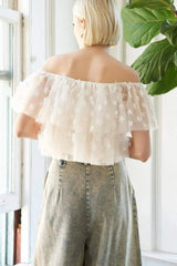 LOVE GALORE EMBELLISHED TOP - Flying Tomato - Flyclothing LLC