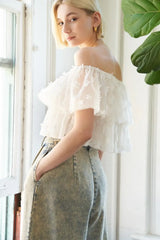 LOVE GALORE EMBELLISHED TOP - Flying Tomato - Flyclothing LLC