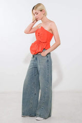 SUNSHINE SELECTION WOVEN TOP - Flying Tomato - Flyclothing LLC