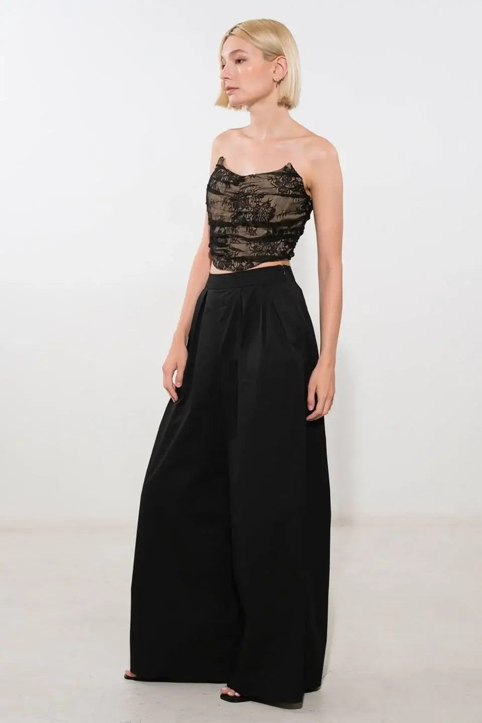 BE THE EXCEPTION LACE CROP TOP - Flying Tomato - Flyclothing LLC