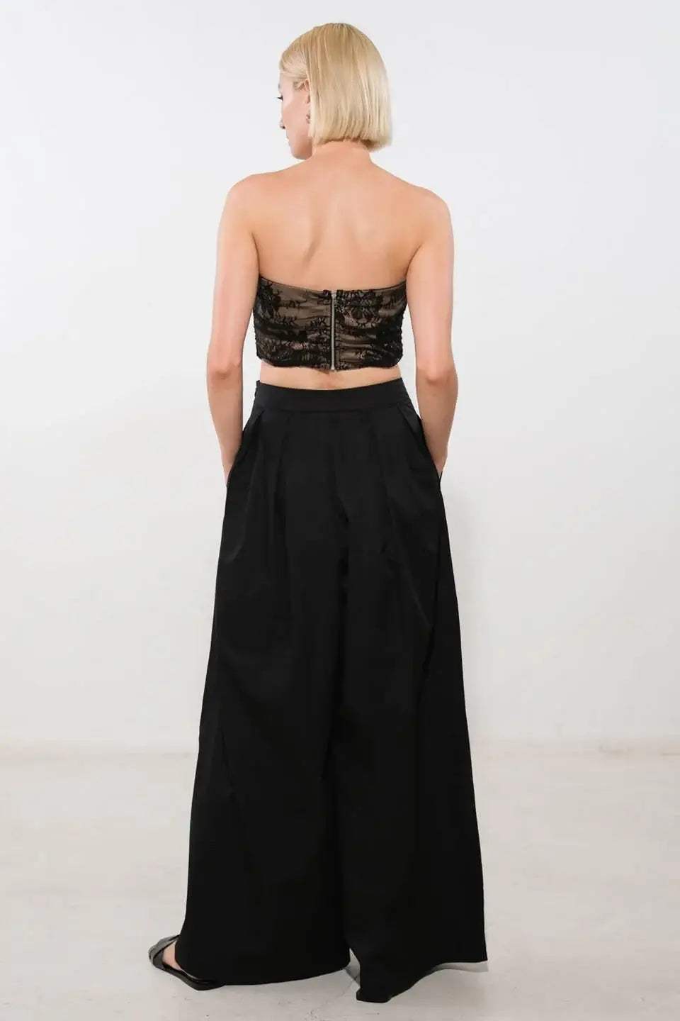BE THE EXCEPTION LACE CROP TOP - Flying Tomato - Flyclothing LLC