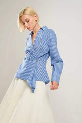 EVERMORE ELEGANCE WOVEN TOP - Flying Tomato - Flyclothing LLC