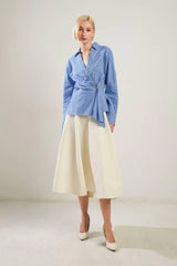 EVERMORE ELEGANCE WOVEN TOP - Flying Tomato - Flyclothing LLC