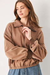DELIGHTFUL DRAPE FRENCH TERRY SWEATSHIRT - Flying Tomato - Flyclothing LLC