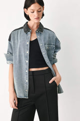 MY LOVE FOR YOU DENIM SHIRT - Flying Tomato - Flyclothing LLC