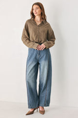 PARK AVENUE WOVEN BODYSUIT - Flying Tomato - Flyclothing LLC