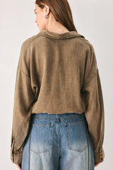 PARK AVENUE WOVEN BODYSUIT - Flying Tomato - Flyclothing LLC