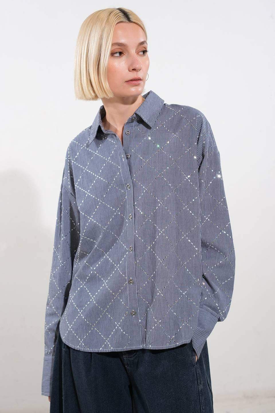 GRACEFUL APPEARANCE WOVEN TOP - Flying Tomato - Flyclothing LLC