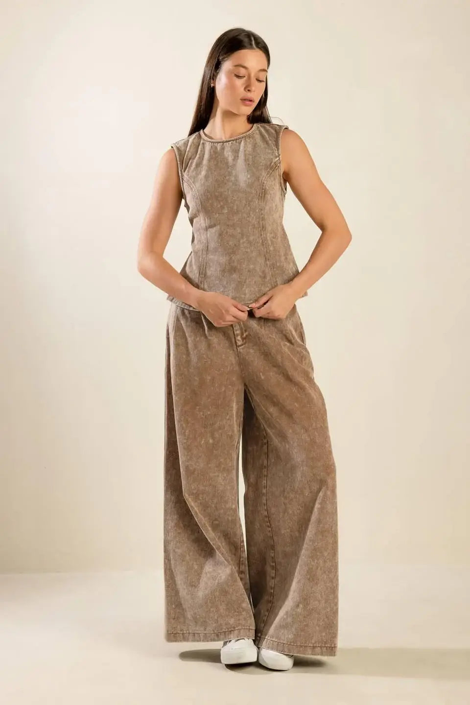 SAFE TO SAY TWILL TOP - Flying Tomato - Flyclothing LLC