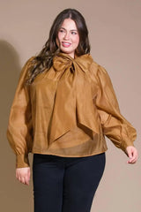 ON THIS DAY ORGANZA TOP - Flying Tomato - Flyclothing LLC