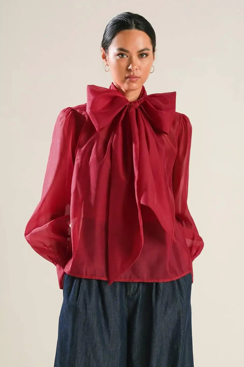 ON THIS DAY ORGANZA TOP - Flying Tomato - Flyclothing LLC
