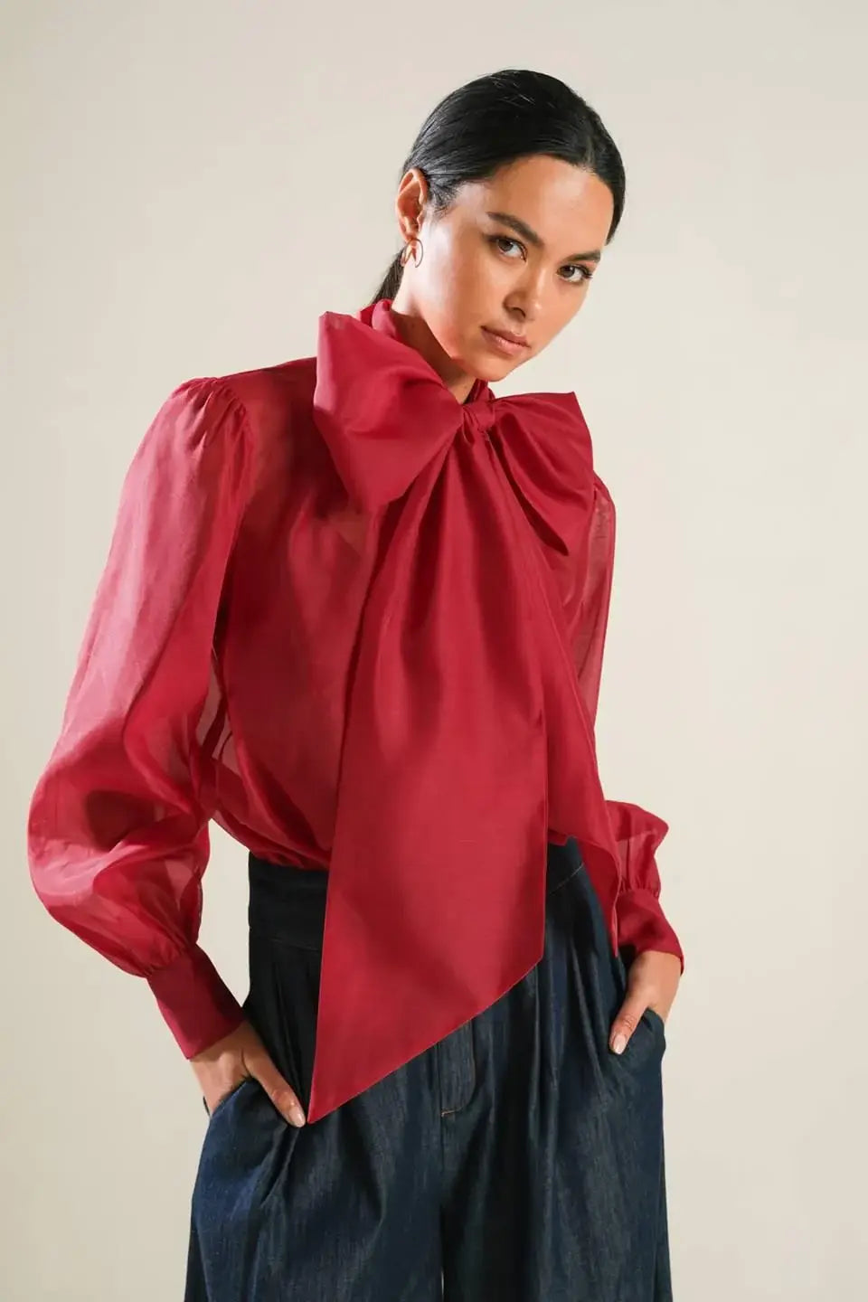 ON THIS DAY ORGANZA TOP - Flying Tomato - Flyclothing LLC