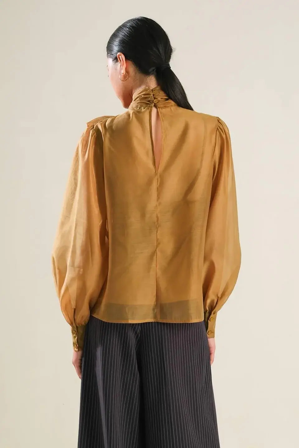 ON THIS DAY ORGANZA TOP - Flying Tomato - Flyclothing LLC