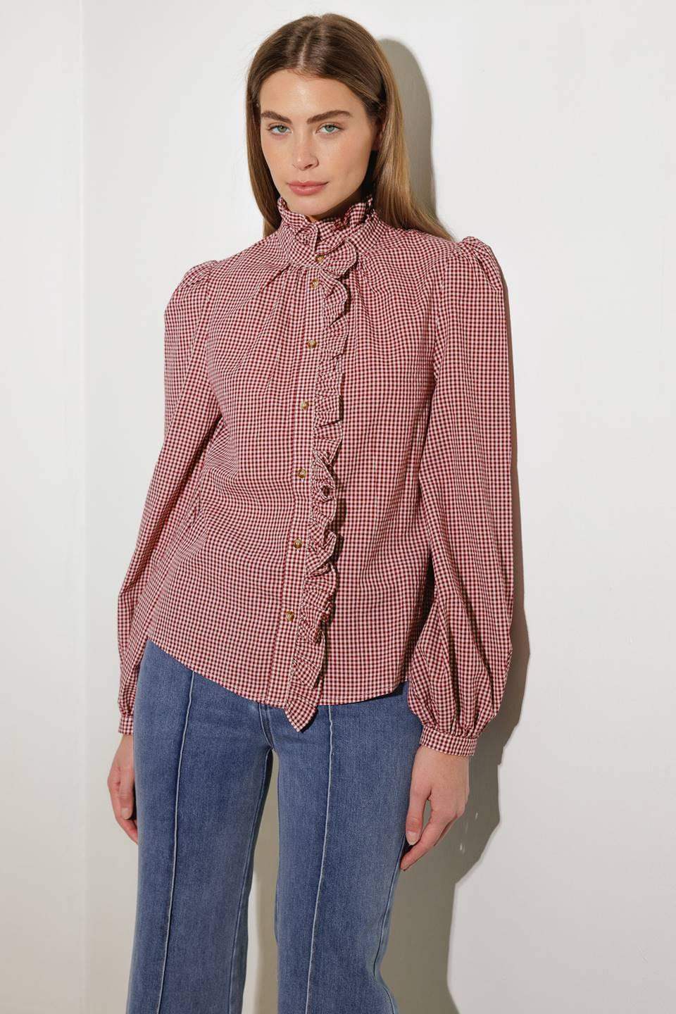 HAVE SOME GRACE WOVEN TOP - Flying Tomato - Flyclothing LLC