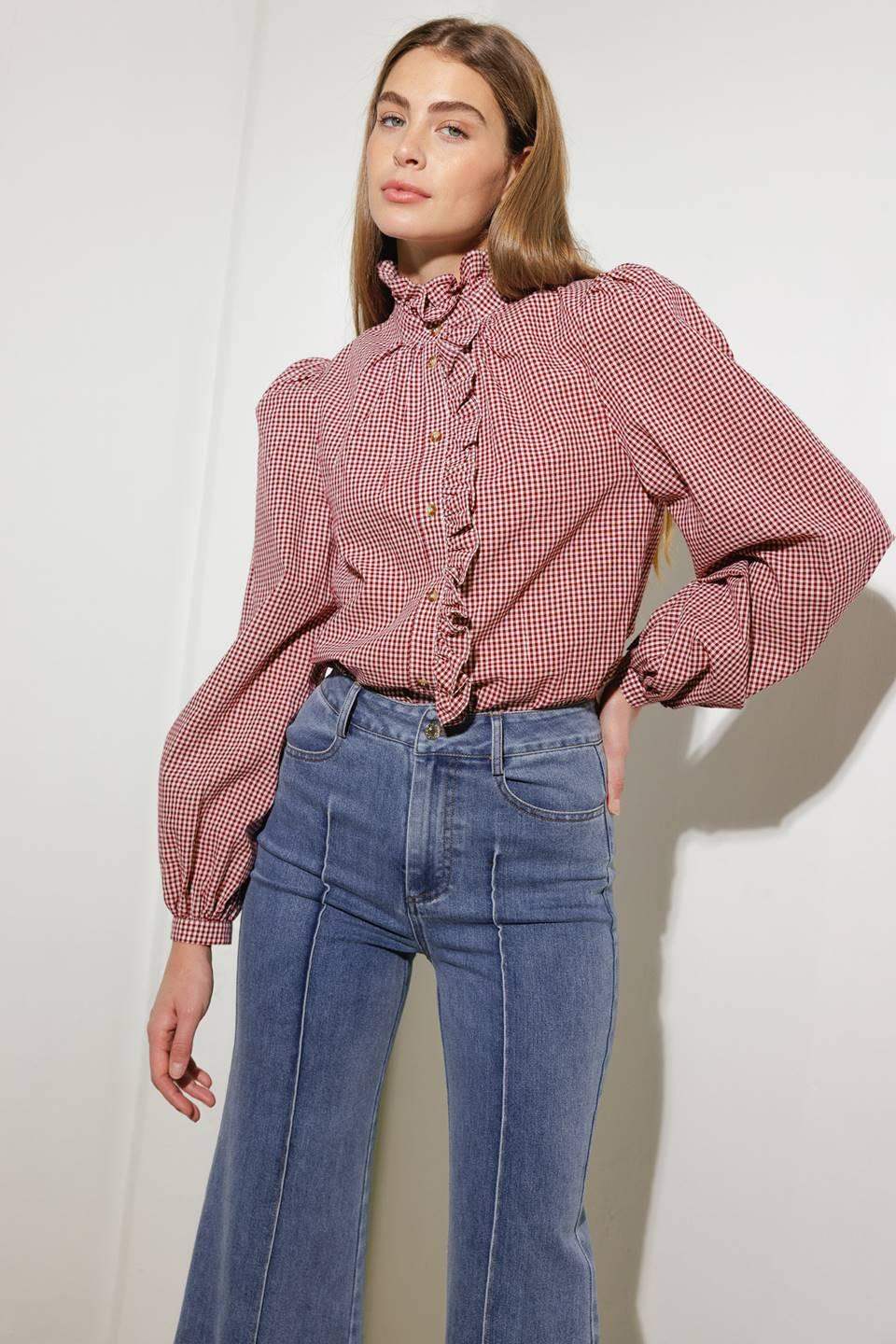 HAVE SOME GRACE WOVEN TOP - Flying Tomato - Flyclothing LLC