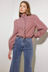 HAVE SOME GRACE WOVEN TOP - Flying Tomato - Flyclothing LLC