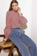 HAVE SOME GRACE WOVEN TOP - Flying Tomato - Flyclothing LLC