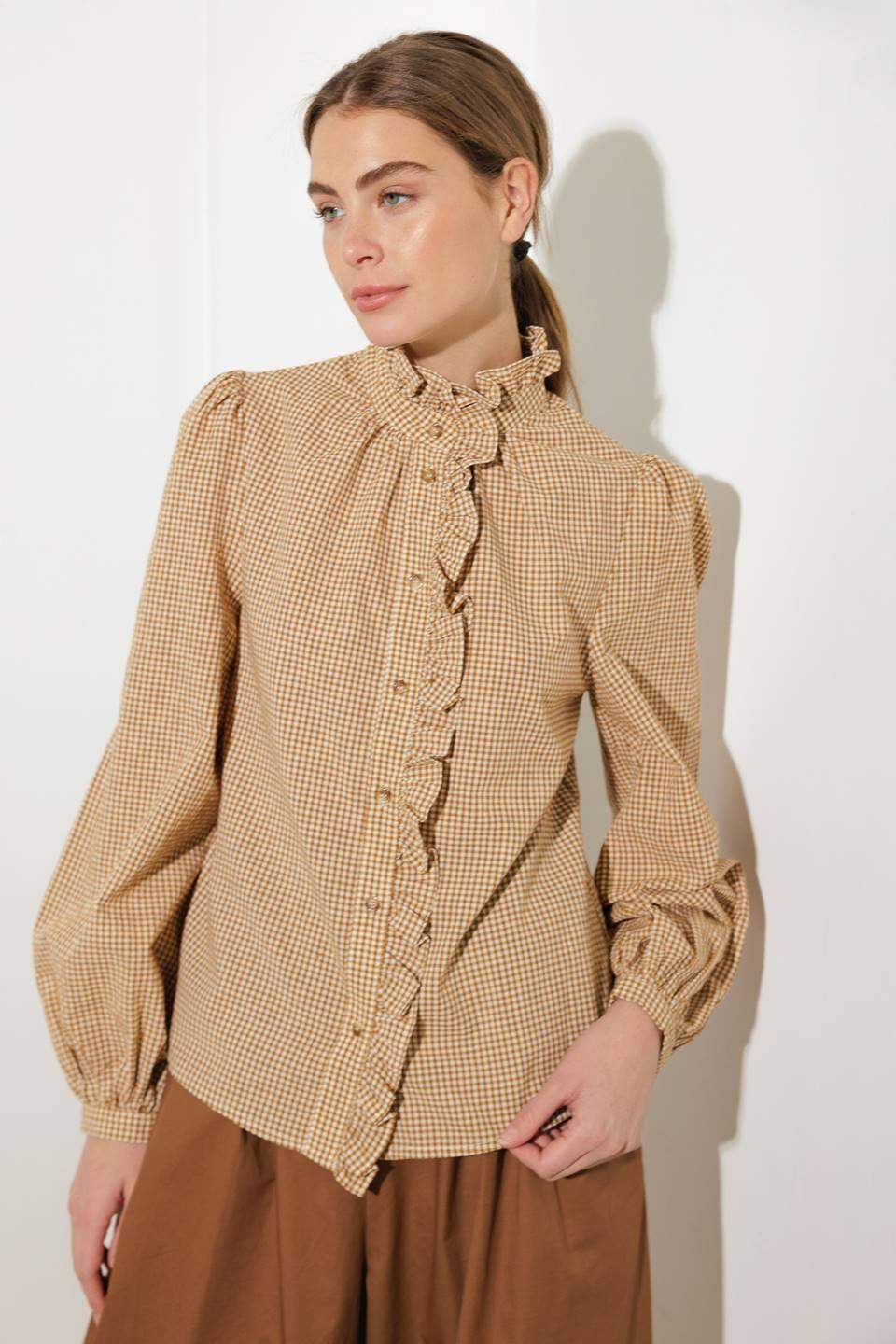 HAVE SOME GRACE WOVEN TOP - Flying Tomato - Flyclothing LLC