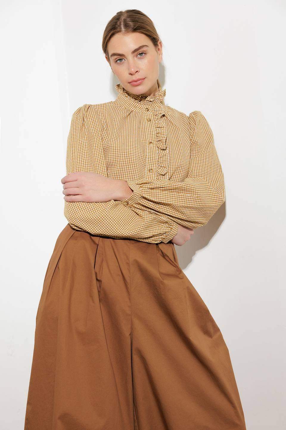 HAVE SOME GRACE WOVEN TOP - Flying Tomato - Flyclothing LLC