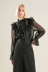 TO MY LOVE WOVEN BLOUSE - Flying Tomato - Flyclothing LLC