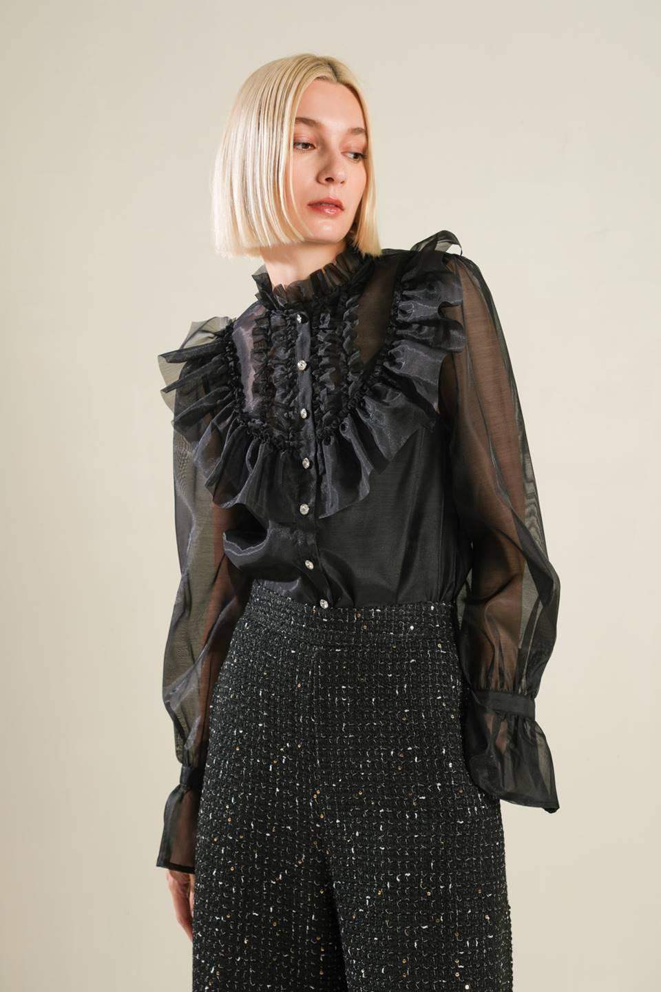 TO MY LOVE WOVEN BLOUSE - Flying Tomato - Flyclothing LLC