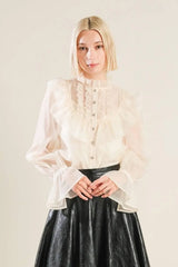 TO MY LOVE WOVEN BLOUSE - Flying Tomato - Flyclothing LLC