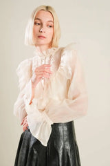 TO MY LOVE WOVEN BLOUSE - Flying Tomato - Flyclothing LLC
