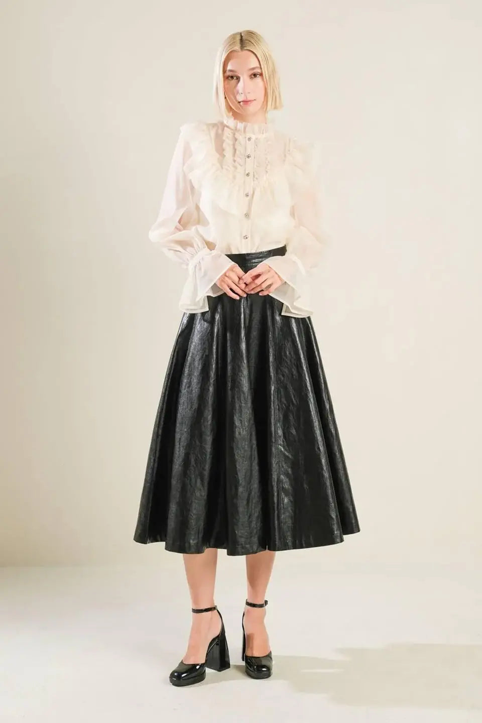 TO MY LOVE WOVEN BLOUSE - Flying Tomato - Flyclothing LLC