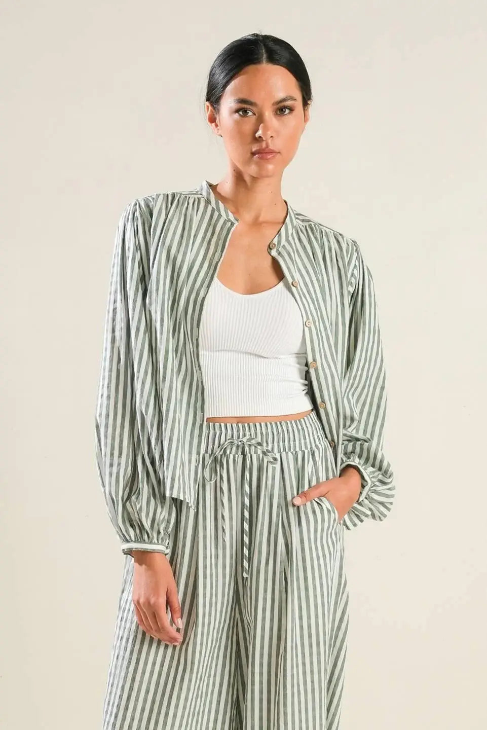 MADE ME REALIZE PEASANT TOP - Flying Tomato - Flyclothing LLC