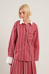 BEHIND THE GRIN WOVEN TOP - Flying Tomato - Flyclothing LLC