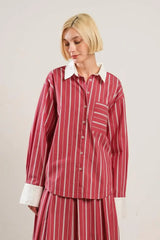 BEHIND THE GRIN WOVEN TOP - Flying Tomato - Flyclothing LLC
