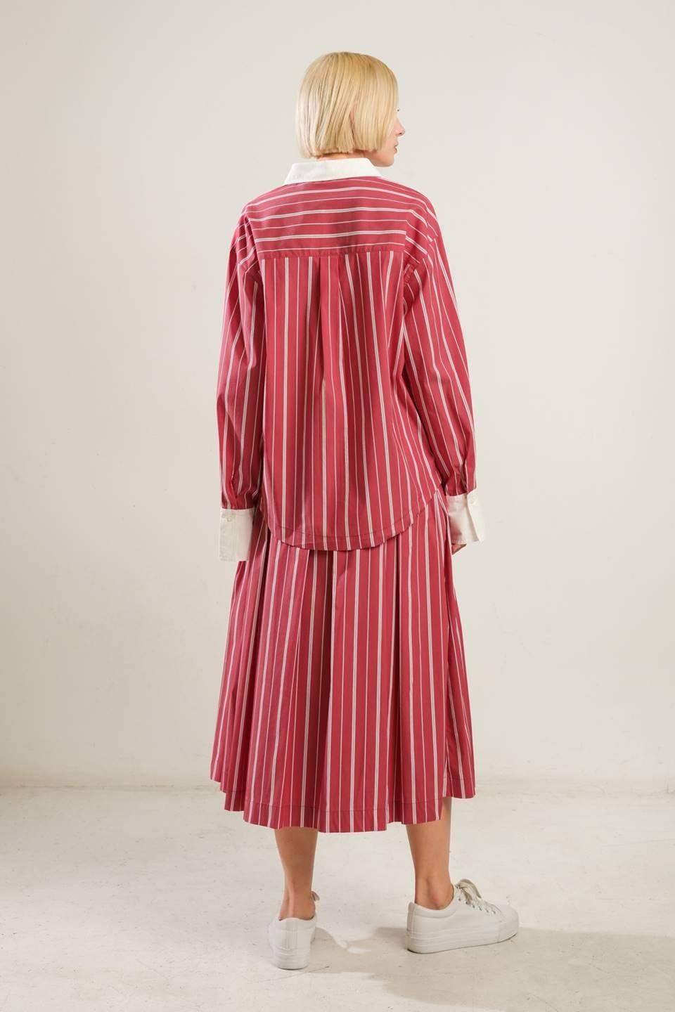 BEHIND THE GRIN WOVEN TOP - Flying Tomato - Flyclothing LLC