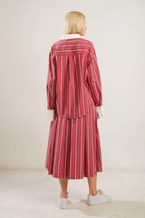 BEHIND THE GRIN WOVEN TOP - Flying Tomato - Flyclothing LLC