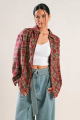 TIMELESS CHARM WOVEN TOP - Flying Tomato - Flyclothing LLC