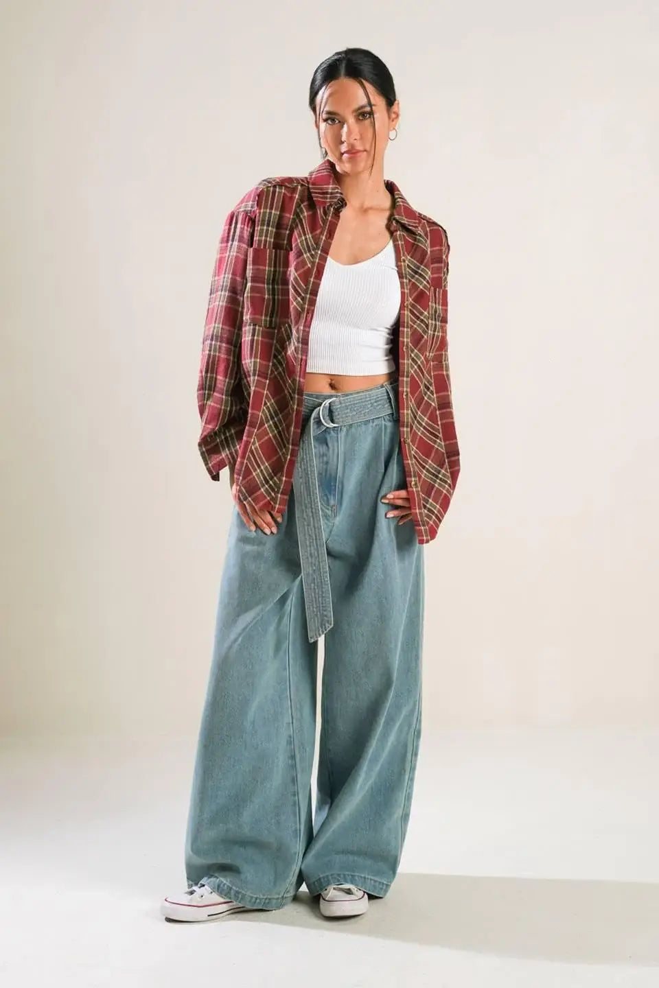 TIMELESS CHARM WOVEN TOP - Flying Tomato - Flyclothing LLC