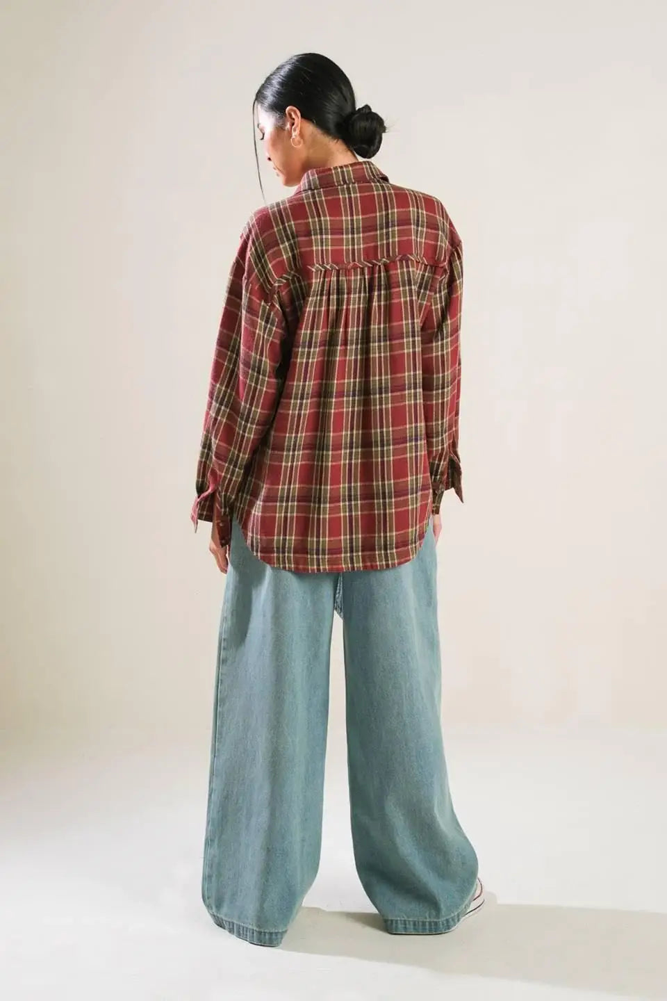 TIMELESS CHARM WOVEN TOP - Flying Tomato - Flyclothing LLC