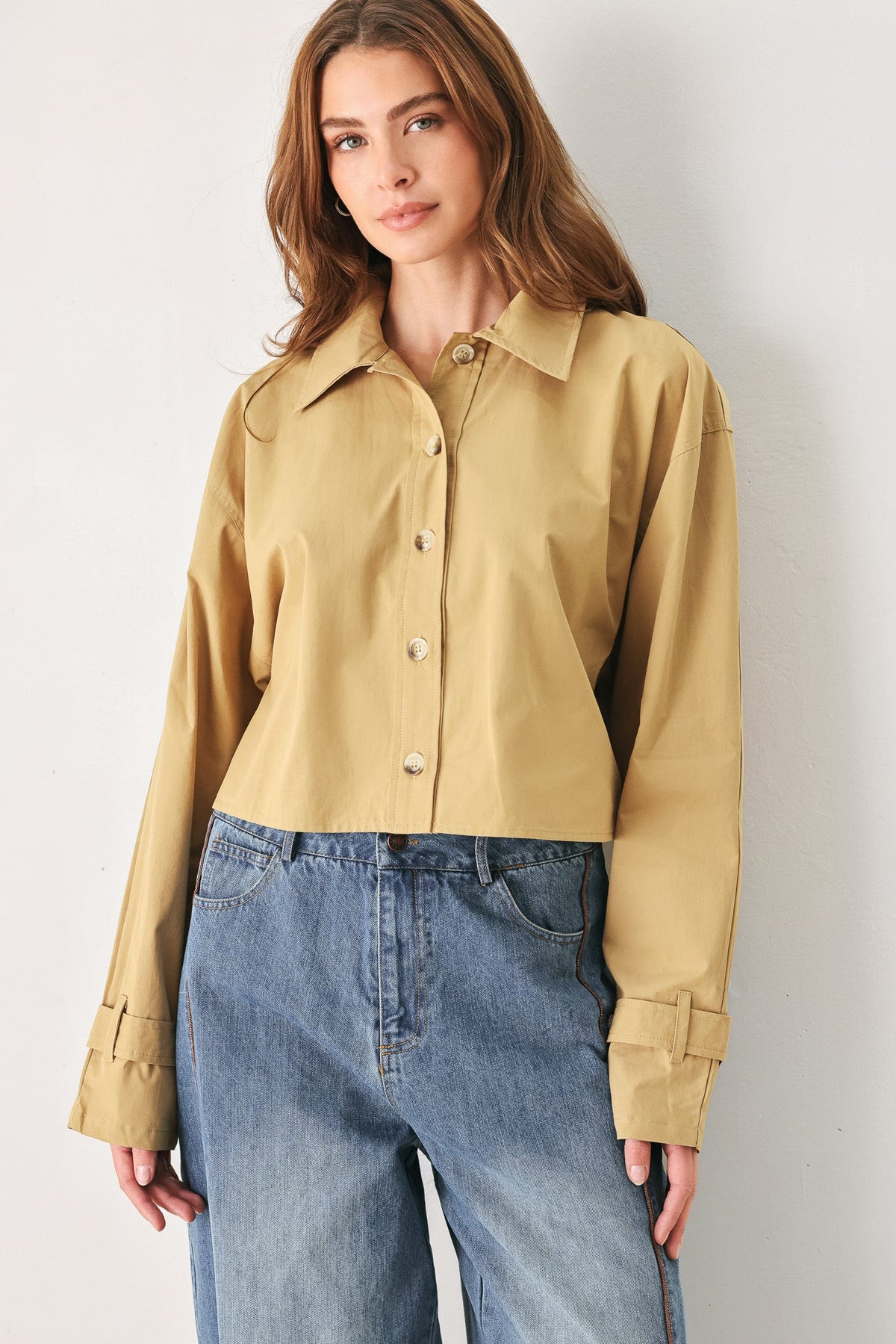 THE BEST OPTION WOVEN TOP