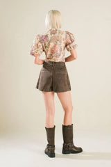 SLEEK SIMPLICITY WOVEN TOP - Flying Tomato - Flyclothing LLC