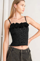 FOREVER DAYDREAMING WOVEN TOP - Flying Tomato - Flyclothing LLC