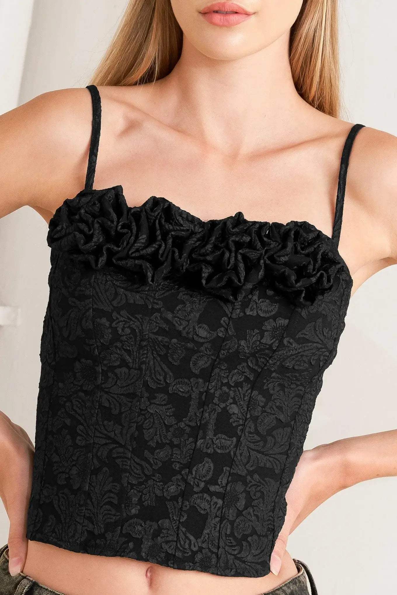 FOREVER DAYDREAMING WOVEN TOP - Flying Tomato - Flyclothing LLC